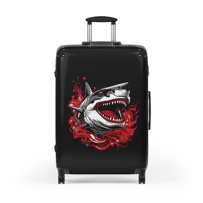 Shark Suitcase - Dive into unparalleled style and durability. This suitcase is your fearless companion for every journey, making a statement wherever you roam.