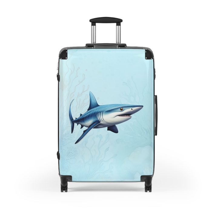 Shark Suitcase - Dive into unparalleled style and durability. This suitcase is your fearless companion for every journey, making a statement wherever you roam.