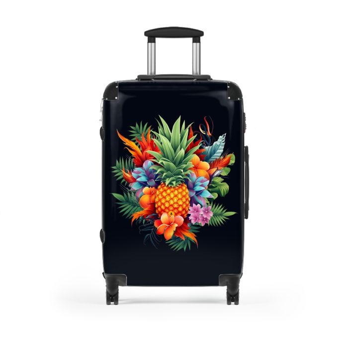 Tropical Flower Hawaiian suitcase, a durable and stylish travel companion. Crafted with vibrant Tropical Flower Hawaiian designs, it's perfect for those who seek an exotic touch on their journeys.