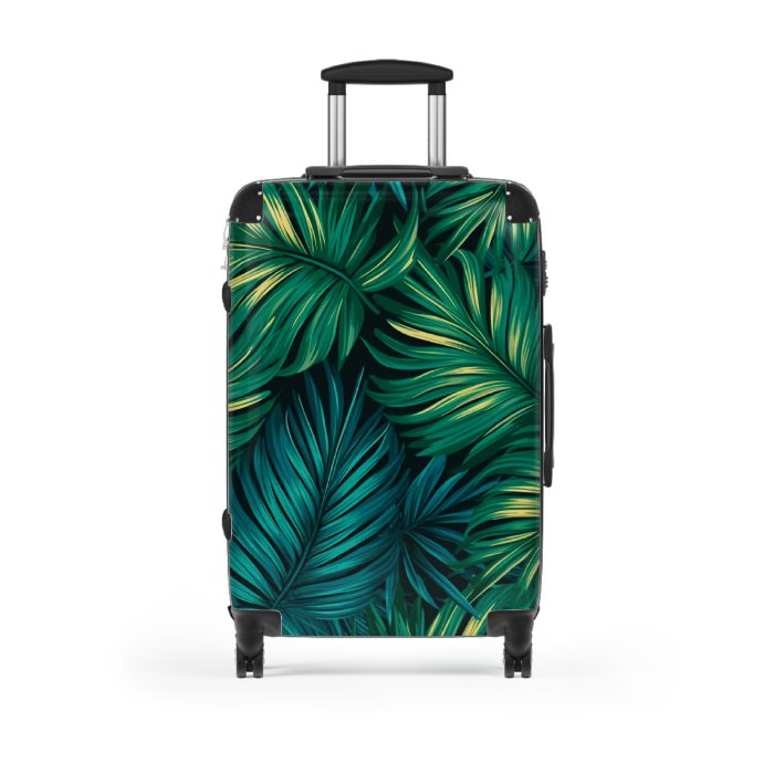 Hawaiian Suitcase, a chic and durable travel companion with vibrant Hawaiian designs. Perfect for those who desire a touch of paradise on their journeys.