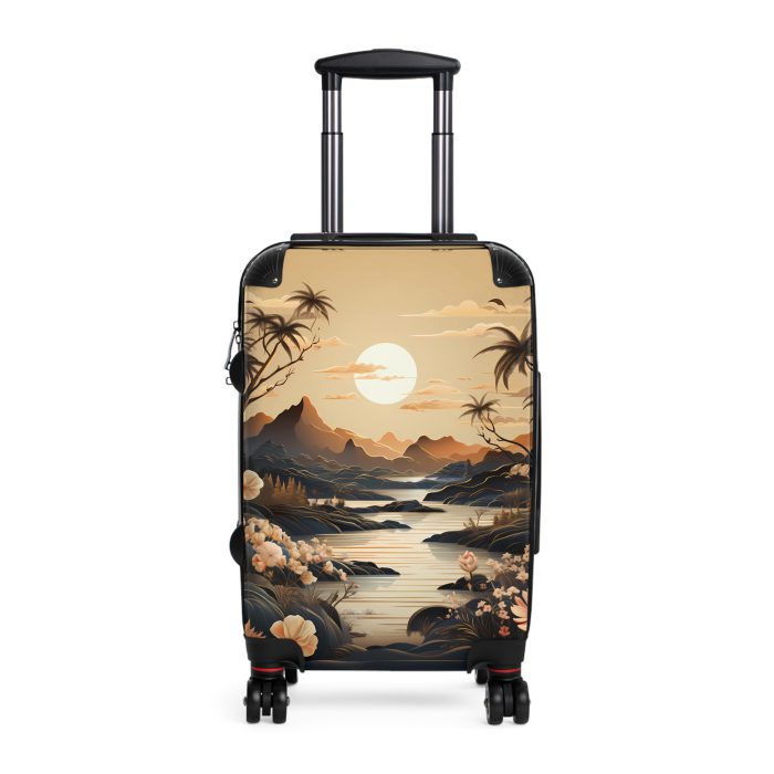 Hawaiian Sunset Suitcase - Experience the beauty of a Hawaiian sunset with vibrant designs, perfect for adding tropical elegance to your travels.