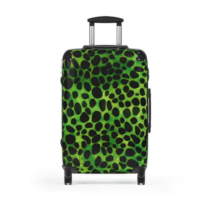 Leopard Print Suitcase - A stylish and versatile travel companion adorned with a captivating leopard print pattern for the fashion-forward explorer.