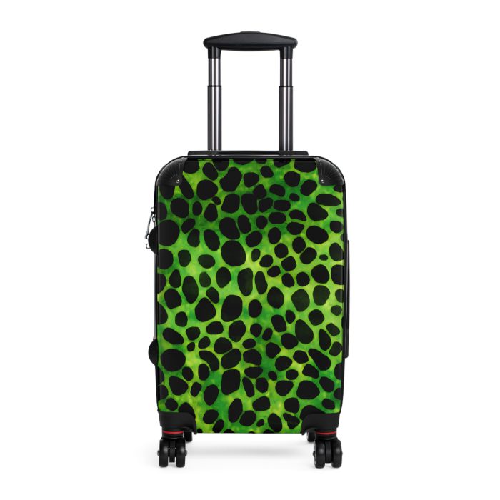 Leopard Print Suitcase - A stylish and versatile travel companion adorned with a captivating leopard print pattern for the fashion-forward explorer.