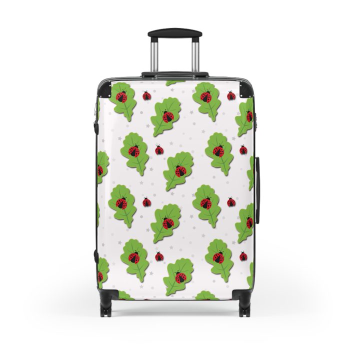 Cute Ladybug Suitcase - Adorable travel companion featuring a charming ladybug design, bringing joy to your journeys.