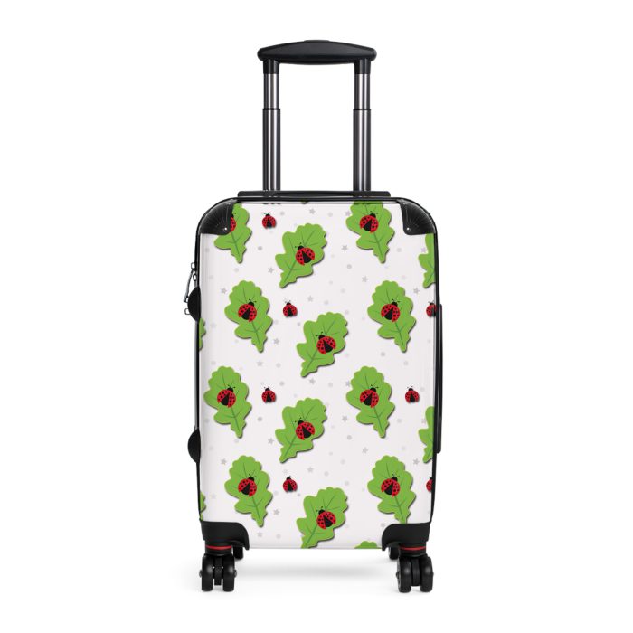 Cute Ladybug Suitcase - Adorable travel companion featuring a charming ladybug design, bringing joy to your journeys.