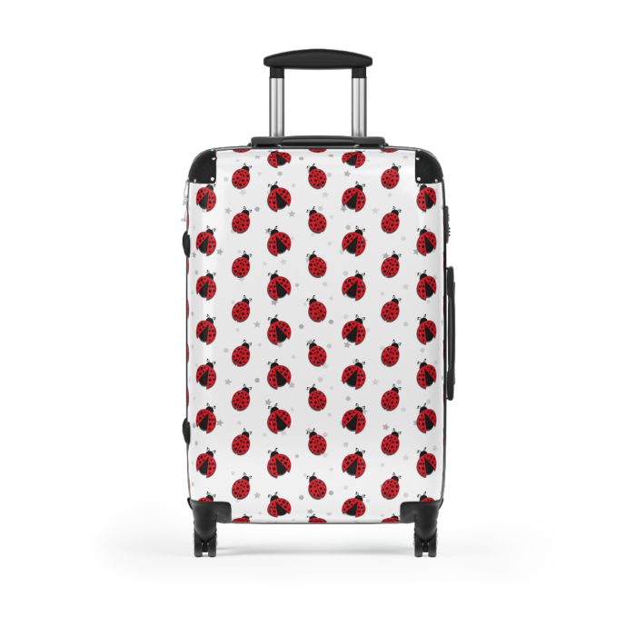 Cute Ladybug Suitcase - Adorable travel companion featuring a charming ladybug design, bringing joy to your journeys.