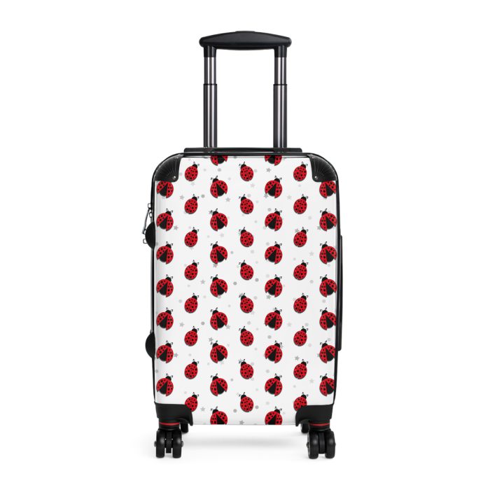 Cute Ladybug Suitcase - Adorable travel companion featuring a charming ladybug design, bringing joy to your journeys.