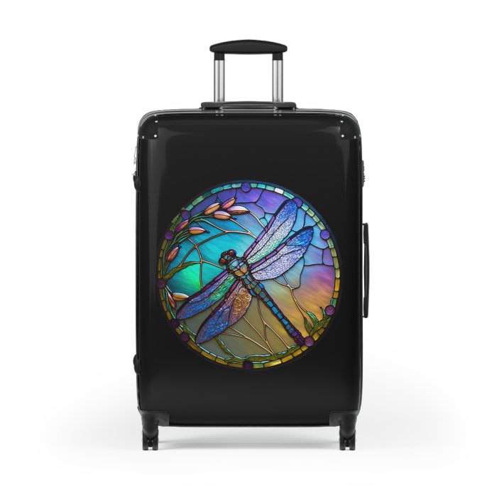 Dragonfly Suitcase - A stylish and practical travel essential adorned with intricate dragonfly motifs for a touch of wanderlust.